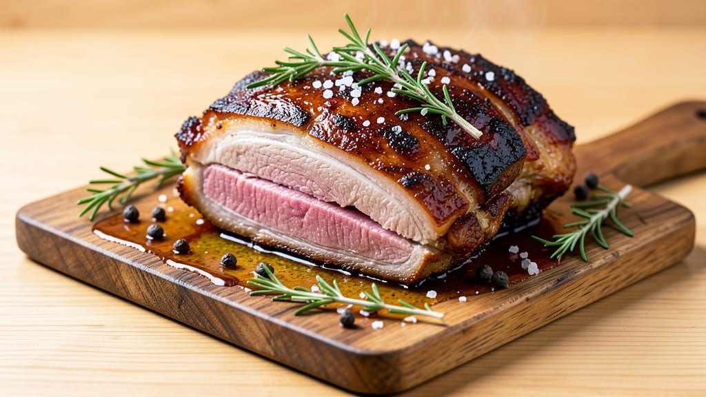 Barbecue Pork Shoulder Roast Recipe: Clockwork Brine Locks In Juicy Pink Hearts