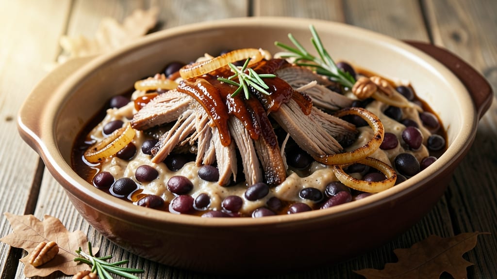 Baked Beans With Pulled Pork Recipe: Smoky Sweet Shreds and Creamy Bean Harmony
