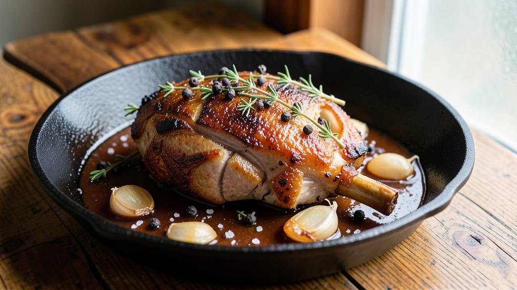 Slow Roasted Pork Shank Recipe: Deep Umami Crust with Zero Dryness