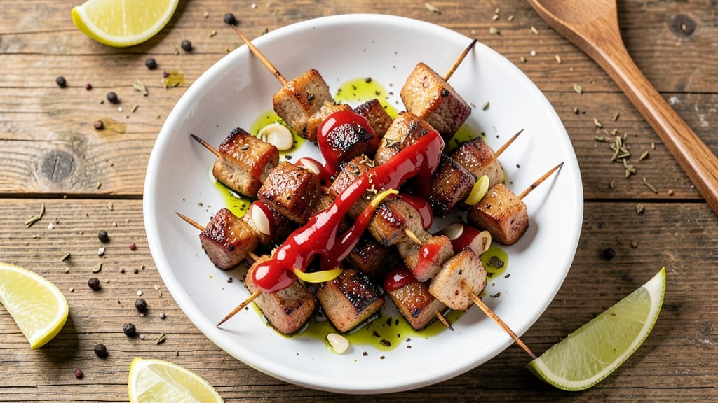 Authentic Pork Souvlaki Recipe: Grilled Skewers With Charred Crisp and Lemon-Garlic Tang