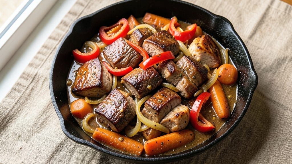 Beef and Pork Casserole Recipe: One-Pot Hearty Dinner in 45 Minutes