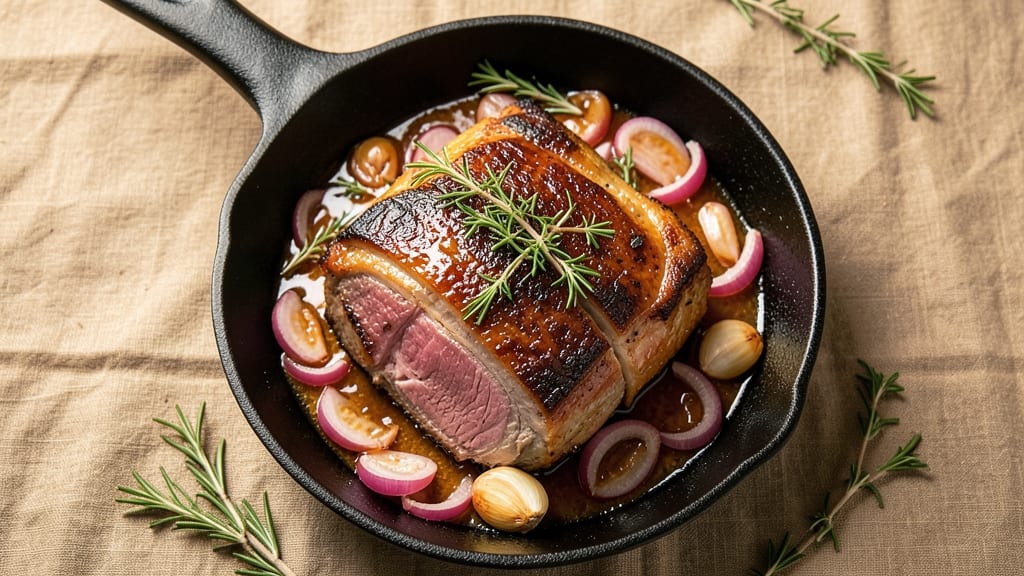 Baked Pork Shoulder Steak Recipe: Clockwork Crust Locks in Juicy Pink Centers