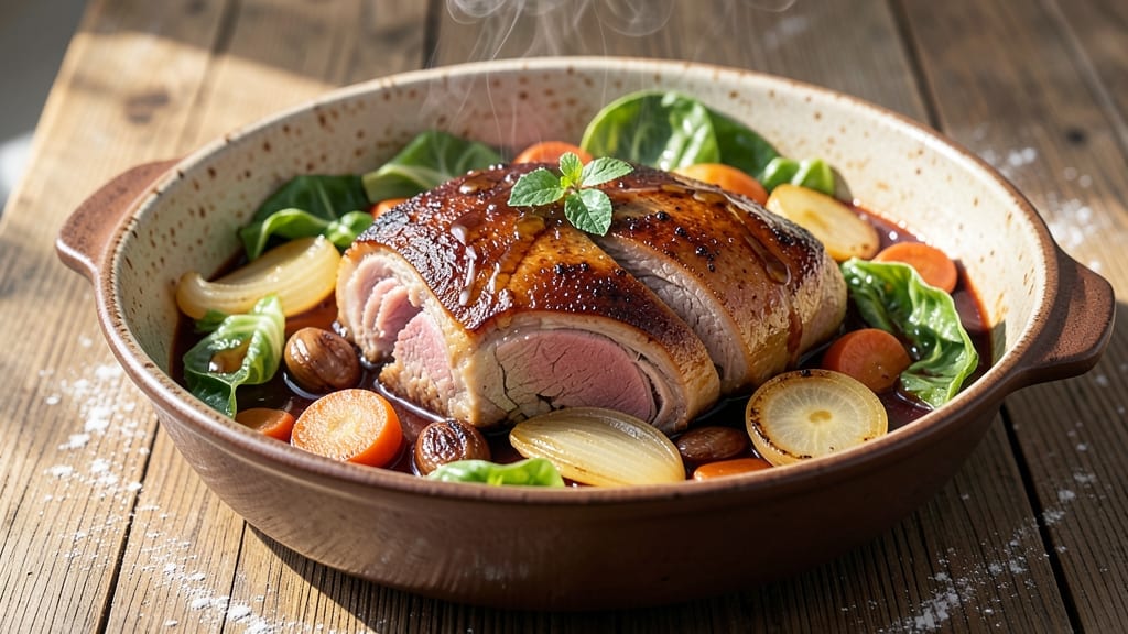 Braised Pork And Cabbage Recipe: Savory Herb Gravy Over Melty Shreds