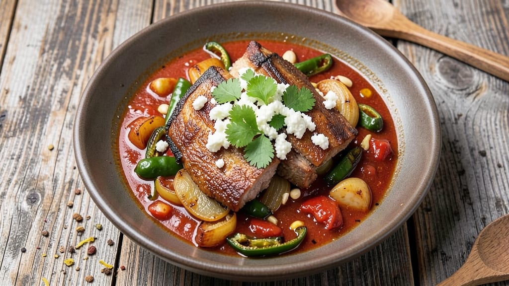 Authentic Slow Cooker Pork Chili Verde Recipe: Smoky Tomato-Topped Comfort in One Pot