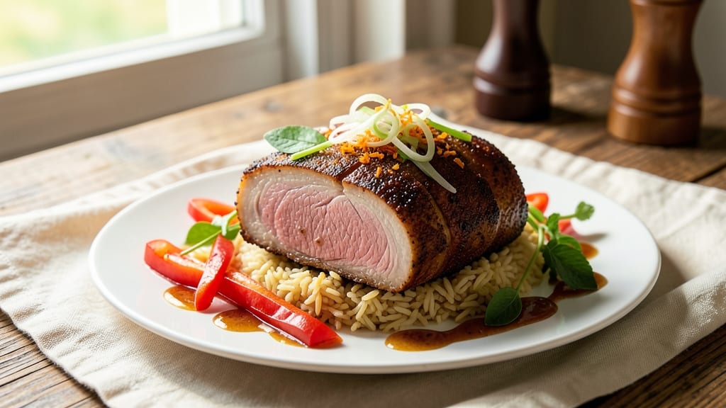 Cafe Rio Pork Recipe Copycat: Five-Spice Glazed Shreds With Crispy Celery Topping