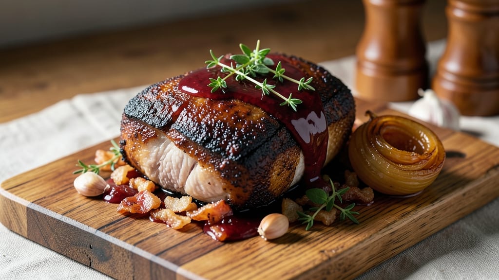 Brined Pork Shoulder Recipe: Clockwork Sear for Juicy Pink Hearts
