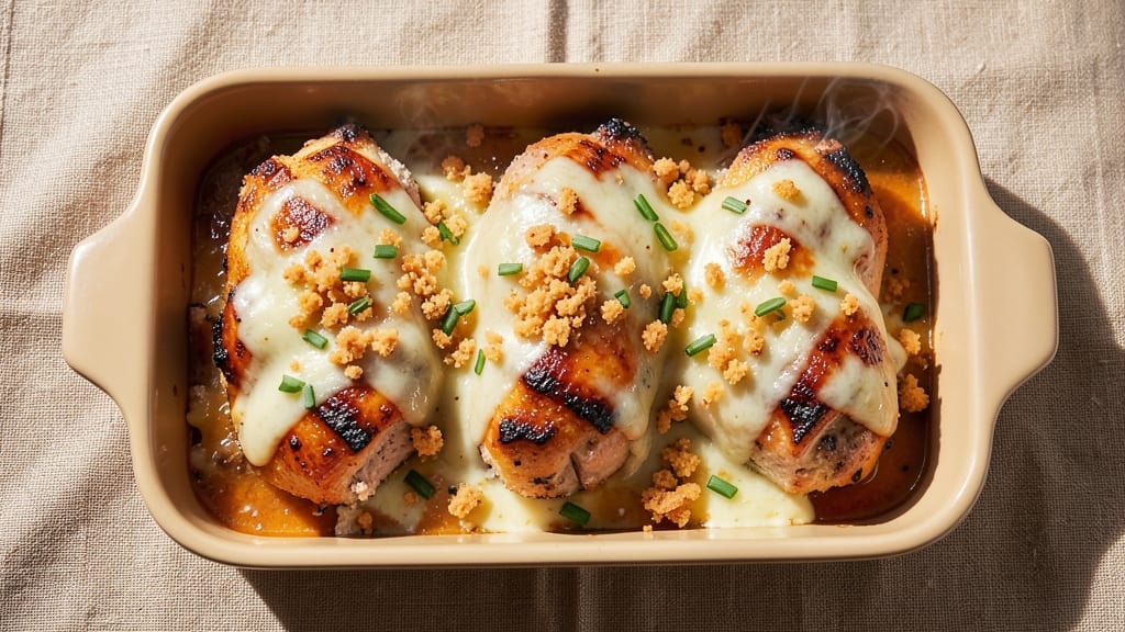 Cheesy Pork Chop Casserole Recipe: Melty Cheese and Crispy Topping Magic