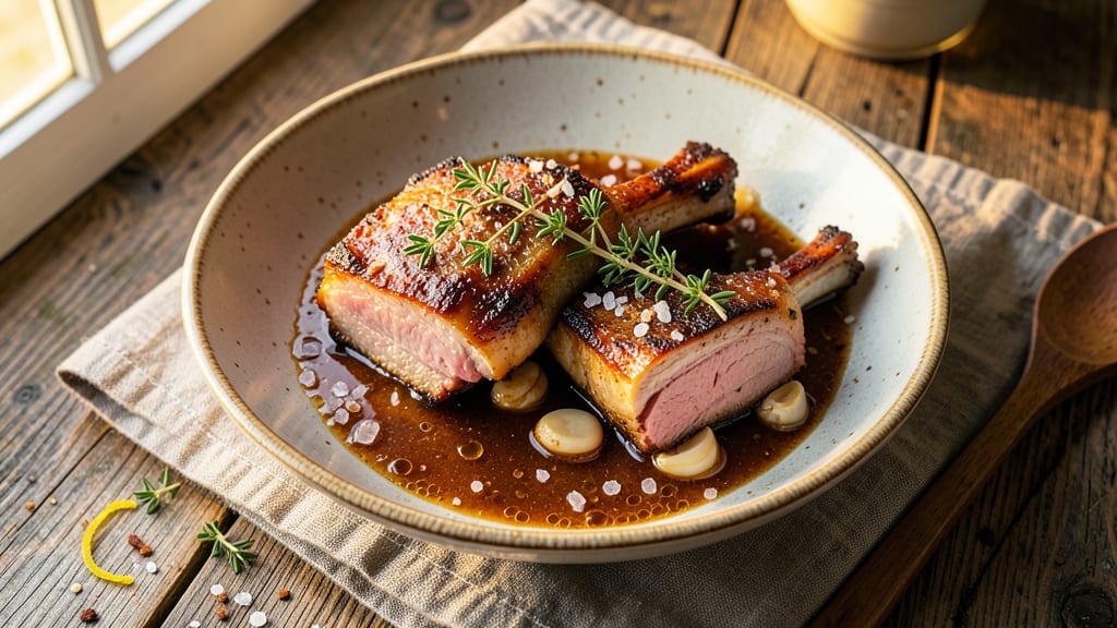 Beer-Brined Pork Chops Recipe: Juicy Pink Hearts With Malty Depth