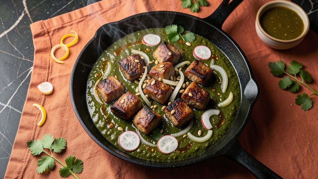 Authentic Mexican Pork Green Chili Recipe: Smoky Chipotle Heat and Creamy Tomato Fusion
