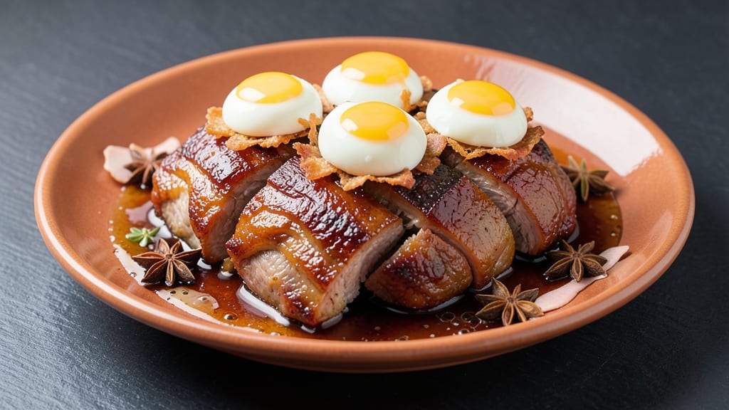 Braised Pork And Eggs Recipe: Silky Eggs Poached in Savory Pork Broth