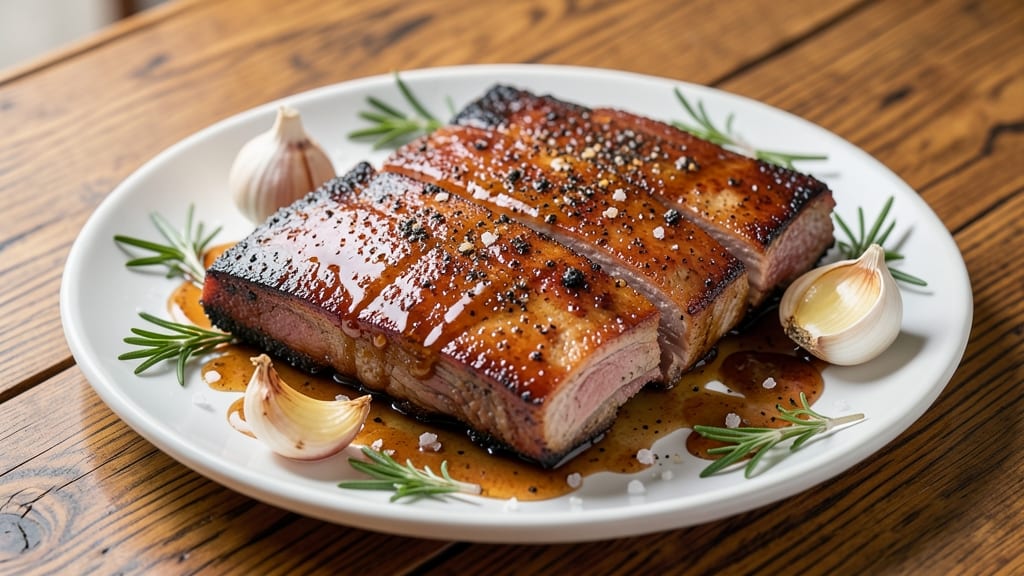 Center Cut Pork Ribs Recipe: Bark-To-Bone Crunch With Smoky Herb Gravy