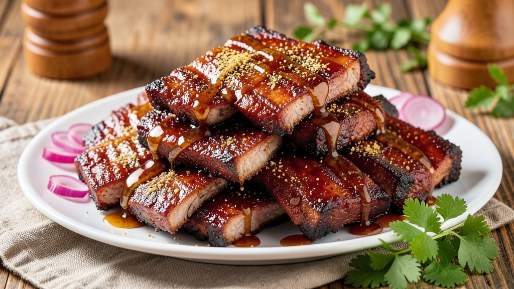 Char Siu Pork Spare Ribs Recipe: Cantonese Five-Spice Glaze That Sticks to Ribs