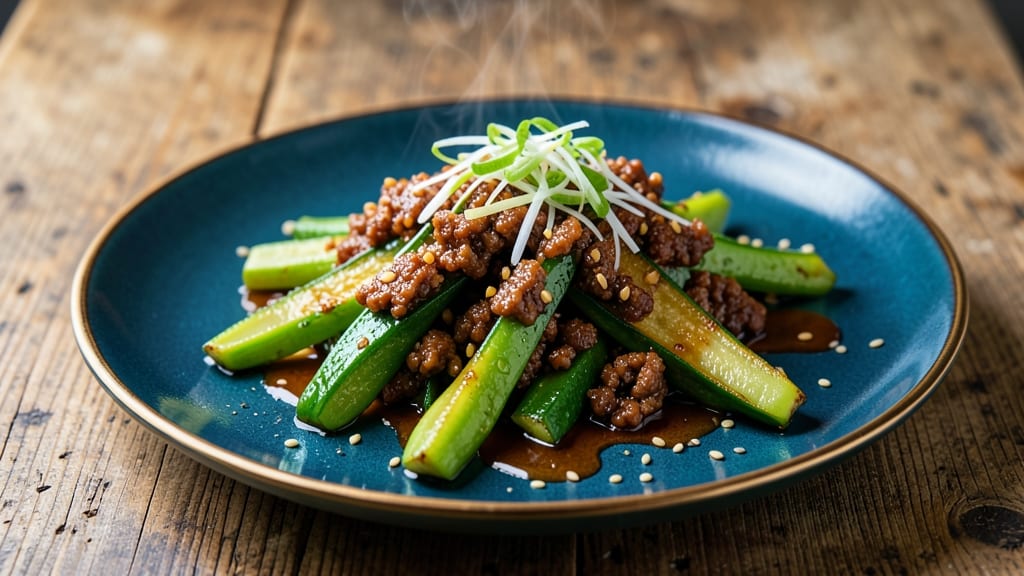 Bitter Melon With Minced Pork Recipe: Stir-Fried Bitter Greens and Savory Pork Bites