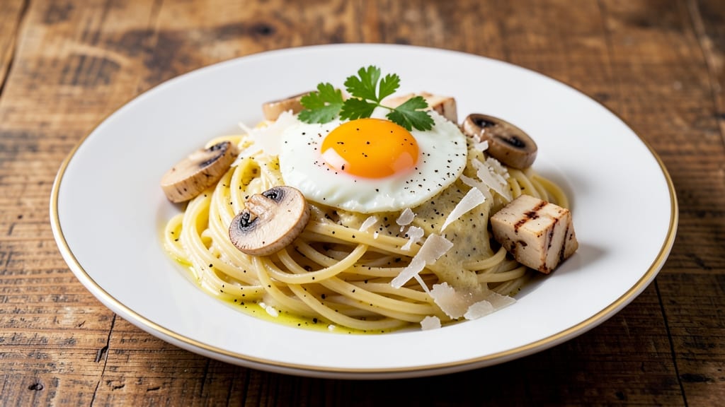 Carbonara No Pork Recipe: Egg-Emulsified Cheese Sauce Magic