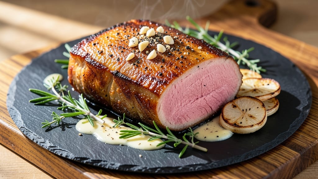 Pork Loin With Fat Cap Recipe: Crispy Bark, Juicy Pink Hearts