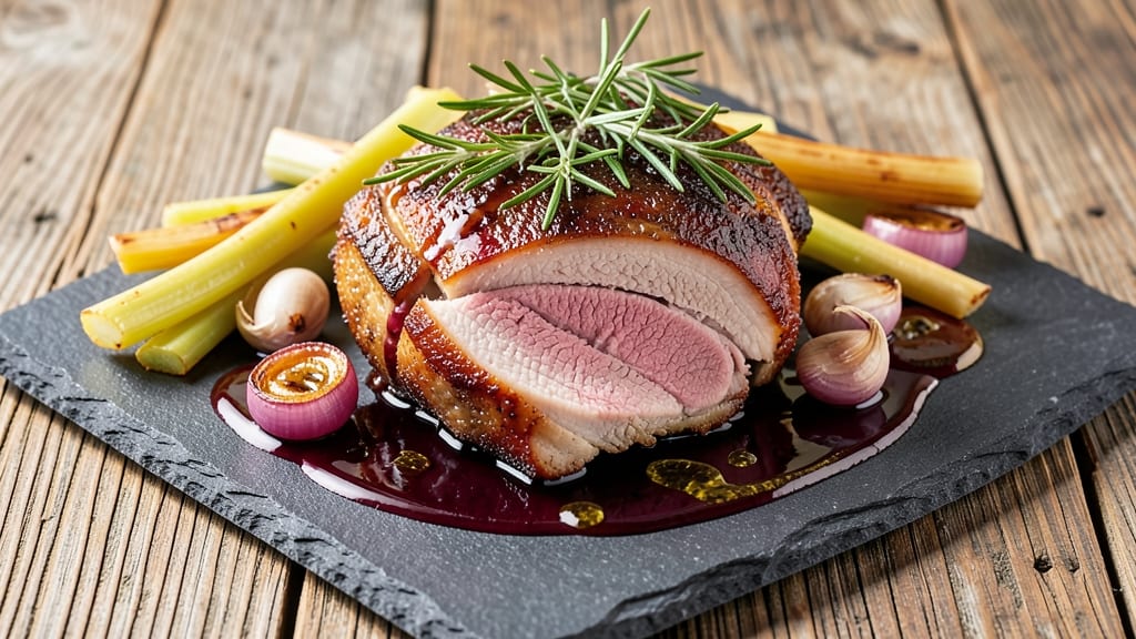 Boneless Pork Rib Roast Recipe: Slow-Cooker Magic With Celery Crown Topping