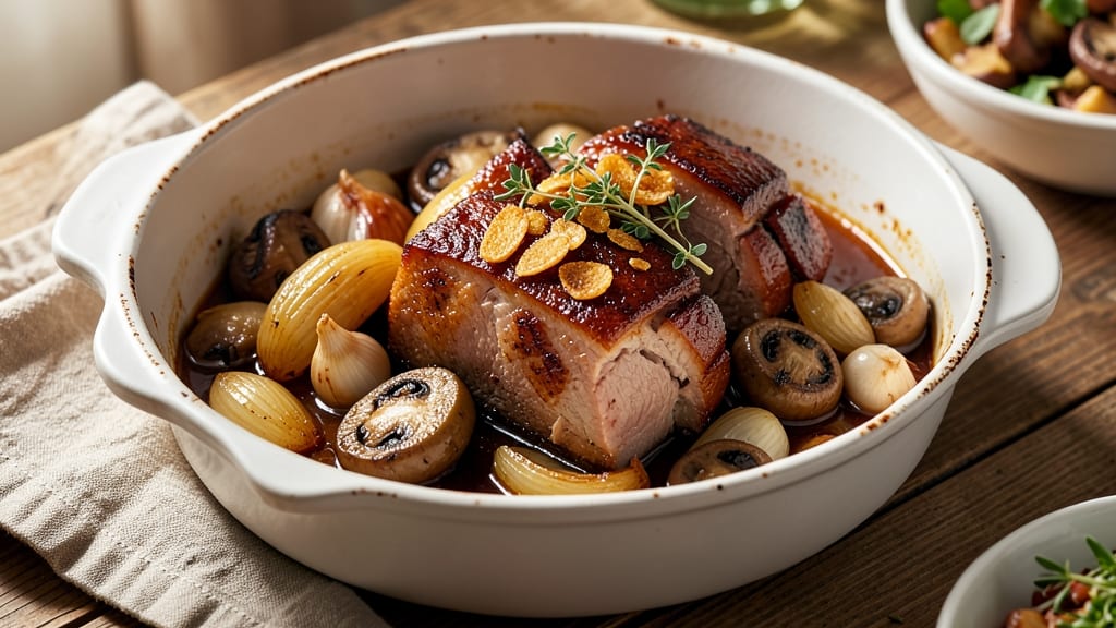 Braised Pork and Mushrooms Recipe: Deep Umami Flavor in One Pot