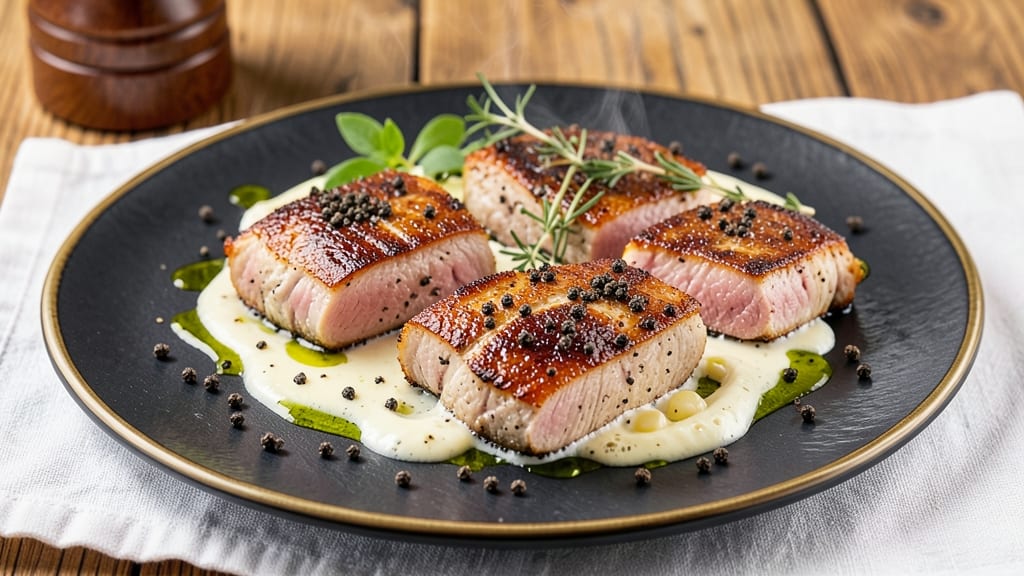 Black Pepper Pork Chop Recipe: Bold Spice Crust Meets Juicy Pink Hearts