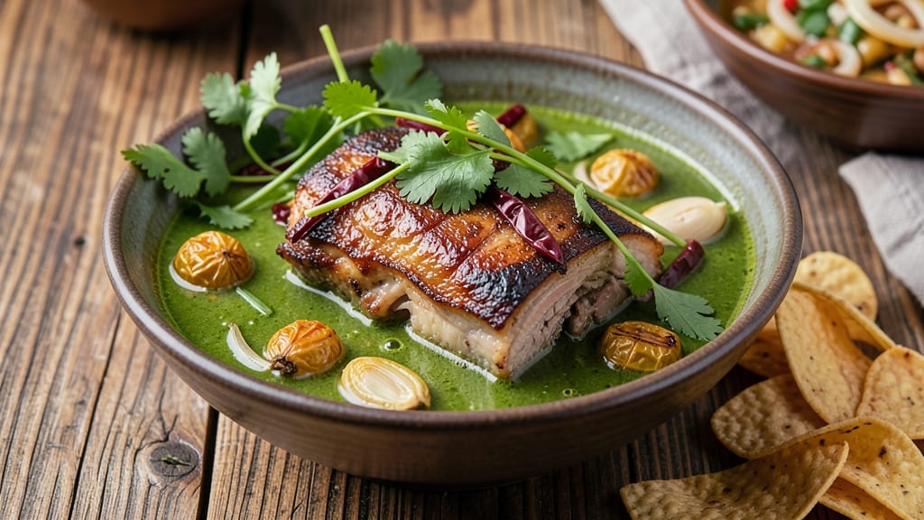 Authentic Pork Pozole Verde Recipe: Smoky Tomato-Herb Broth With Crispy Celery Crown