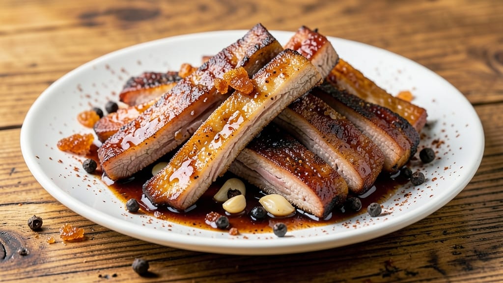 Barbecue Pork Belly Strips Recipe: Crispy Bark Meets Silky Shreds in One Pan