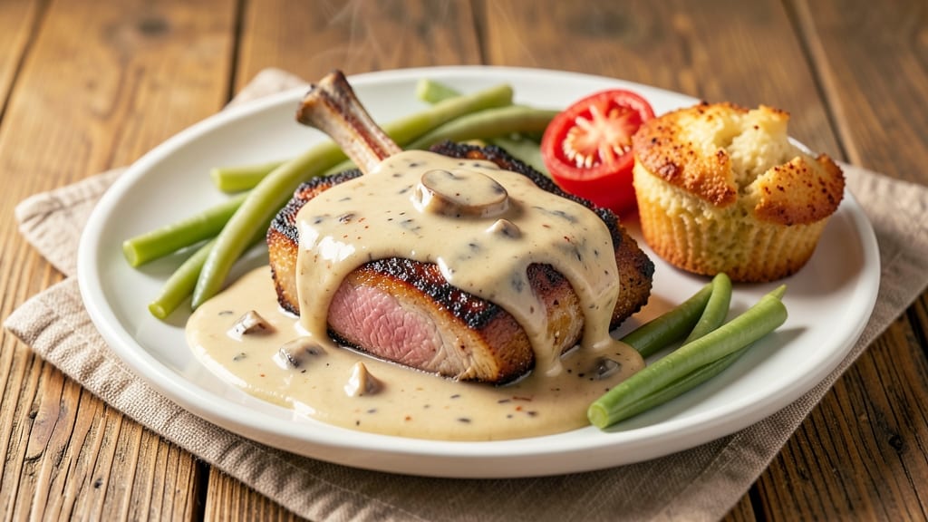 Campbell's Smothered Pork Chops Recipe: Celery-Crusted Gravy Magic in One Pan