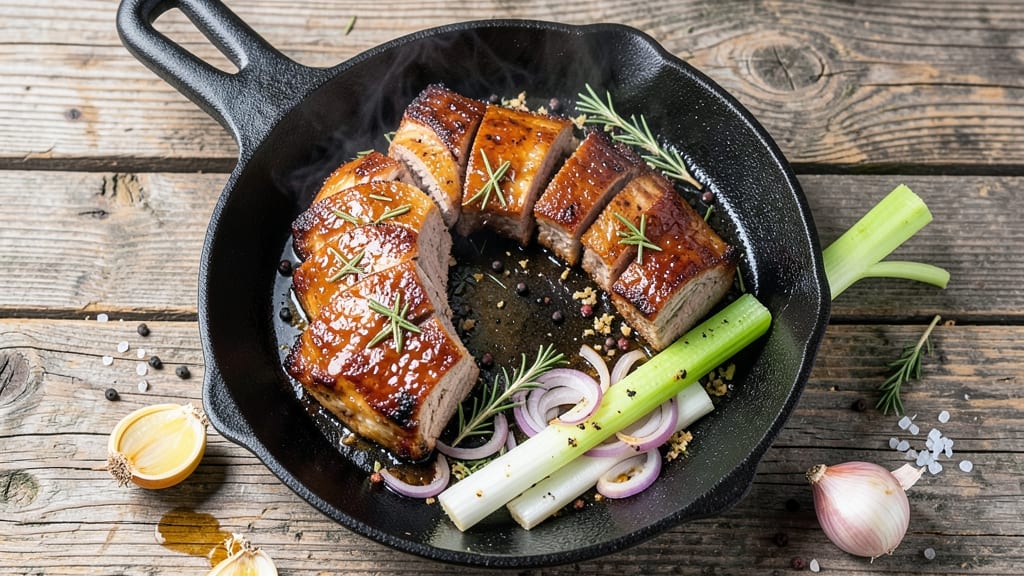Pork Loin Country Style Ribs Recipe Grill: Smoky-Sweet Glaze & Celery Crown Crunch