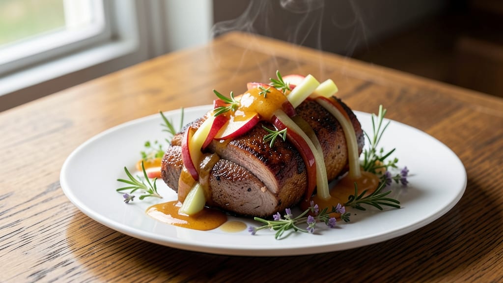 Braided Pork Tenderloin Recipe: Celery Crown Braid for Festive Presentation