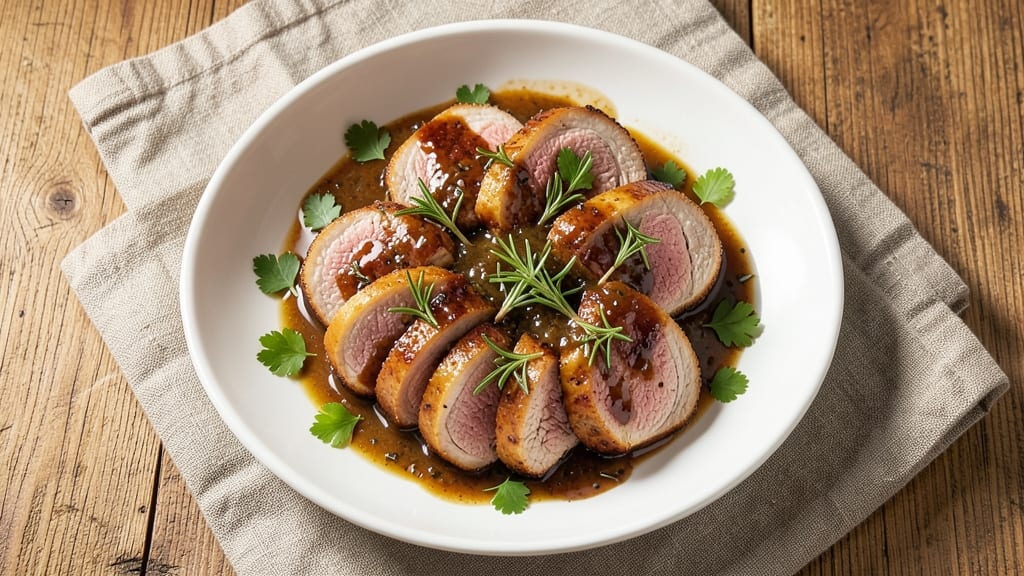 Baked Pork Tenderloin Medallions Recipe: Herb-Crusted, Juicy Pink Hearts in 30 Minutes