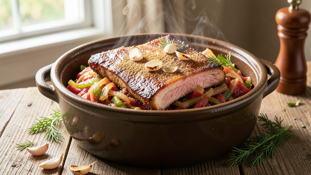 Crock Pot Pork Ribs and Sauerkraut Recipe: Smoky-Sweet Shreds with Tangy Fermented Crunch