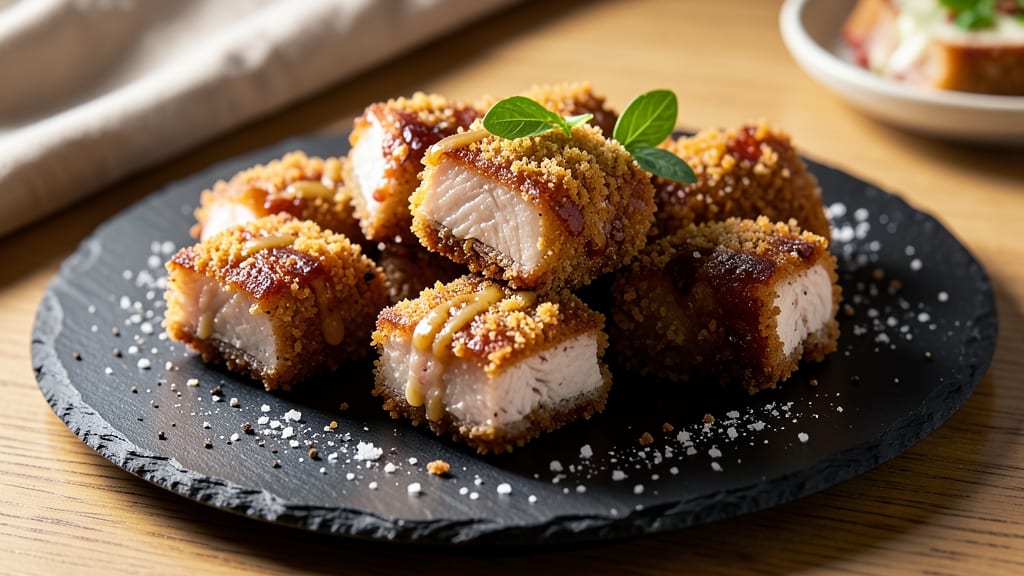 Breaded Pork Bites Recipe: Crispy Panko Shells Hide Juicy Pork Inside
