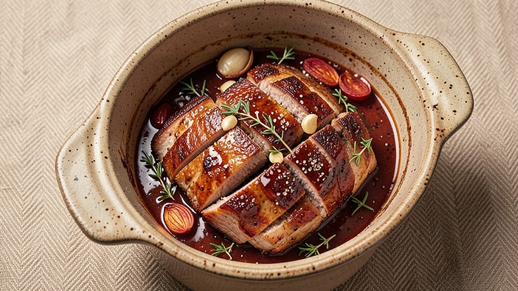 Pork Shoulder Butt Roast Crockpot Recipe: Clockwork Brine Secret for Juicy Pink Hearts