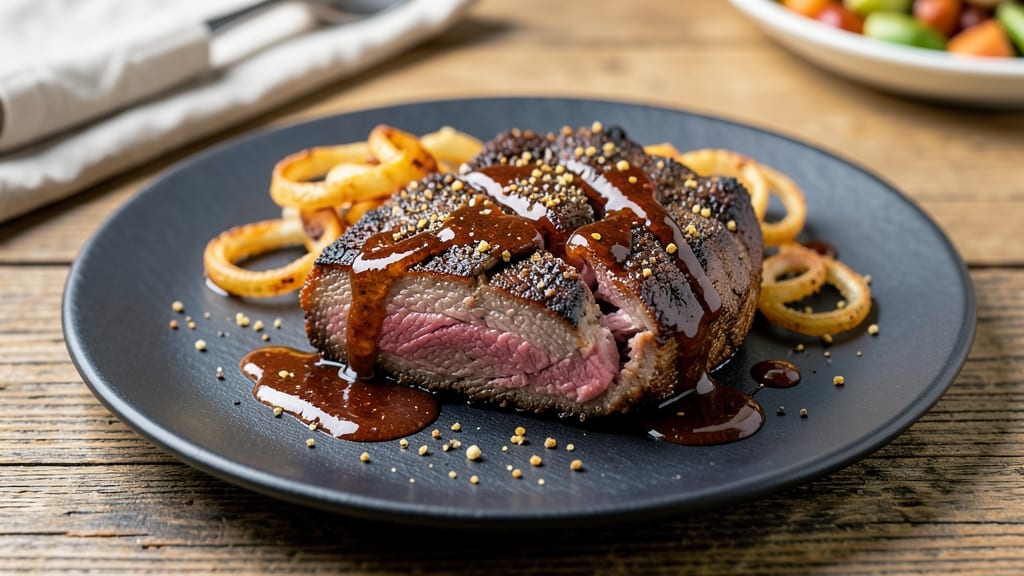 Baked BBQ Pork Steak Recipe: Smoky Sweet Crunch Over Melty Shreds