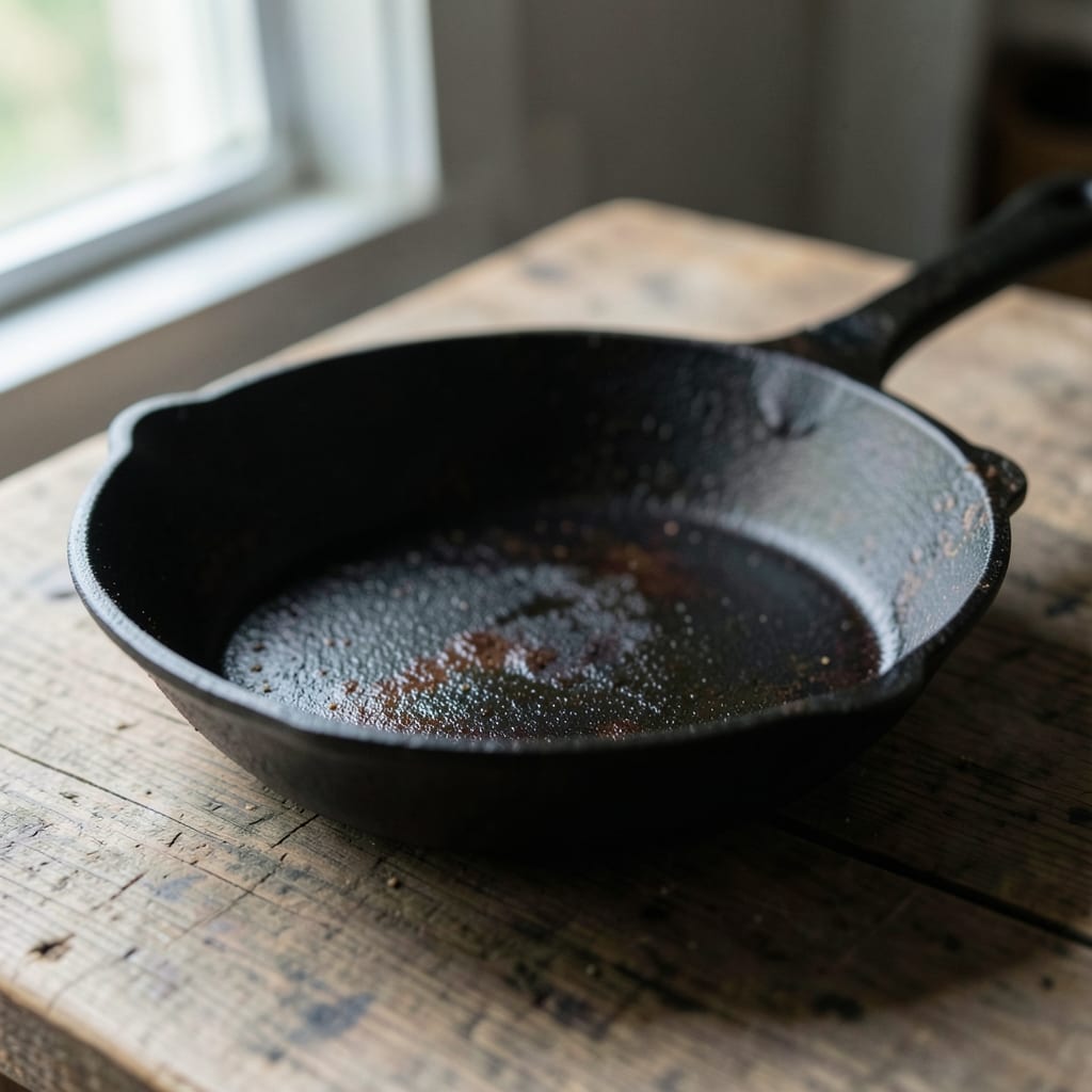 The cast iron skillet