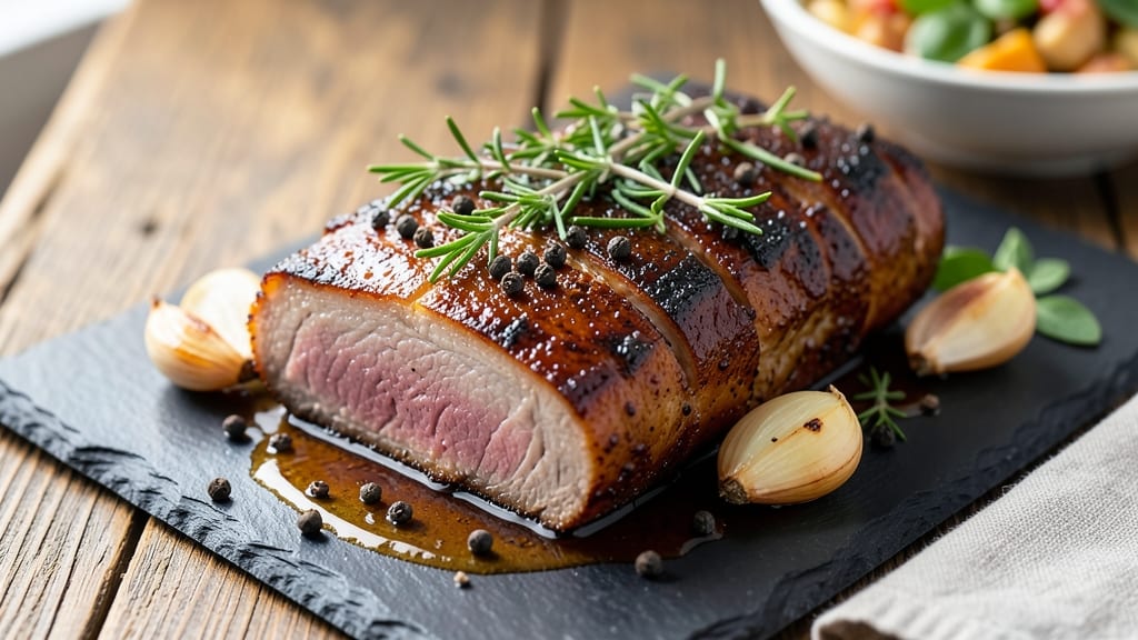 Brined Pork Loin Recipe: Herb-Infused Crust Meets Juicy Pink Perfection
