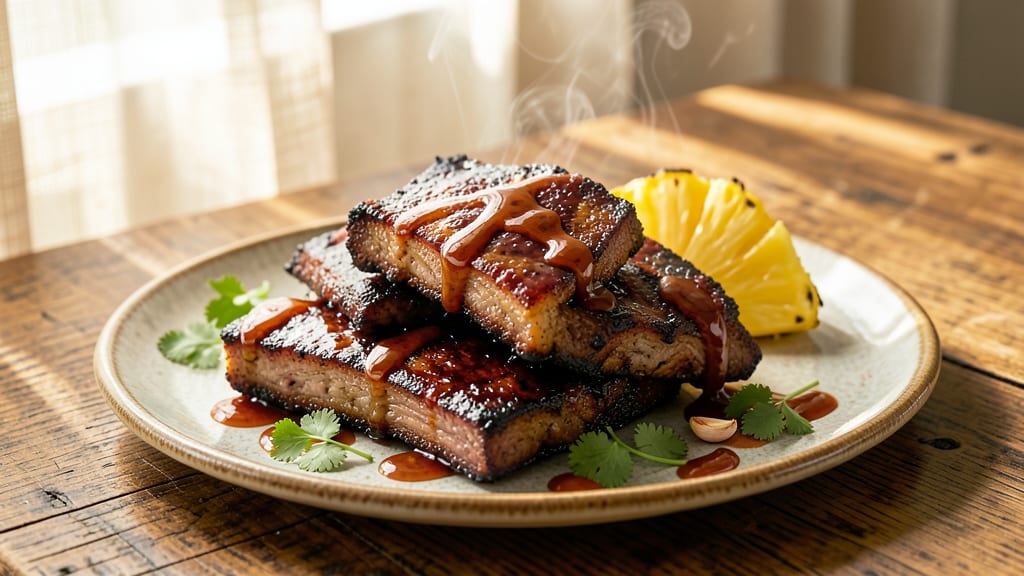 Hawaiian BBQ Pork Ribs Recipe: Pineapple-Braised Sweet and Smoky