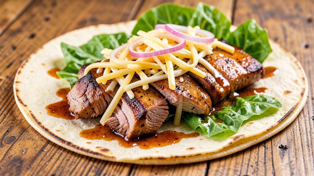 BBQ Pork Wraps Recipe: Smoky-Spiced Filling with Crispy Tortilla Layers