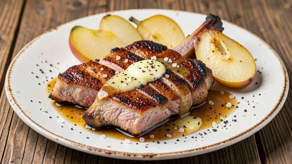 Baked Pork Chops With Pears Recipe: Sweet-Tart Balance in One Pan