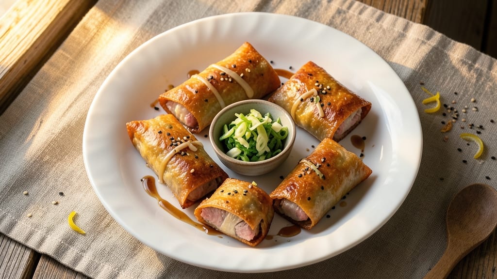 Baked Pork Egg Rolls Recipe: Crispy Wraps With Silky Pork Inside