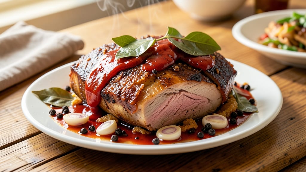 Chamorro Pork Adobo Recipe: Vinegar-Braised Tender Meat with Citrus Zing