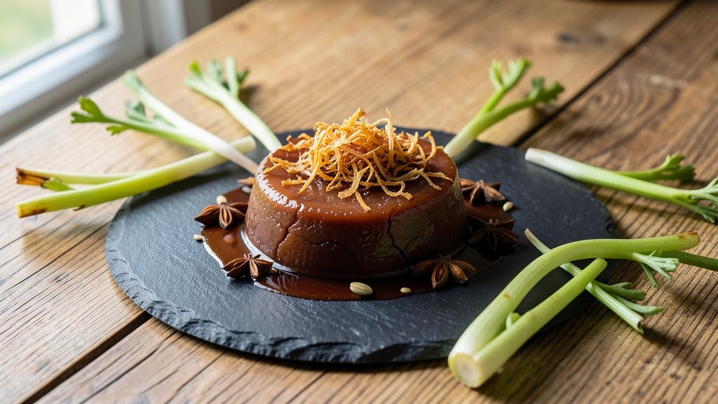 Pork Blood Recipe Chinese: Five-Spice Braised Richness With Celery Crown