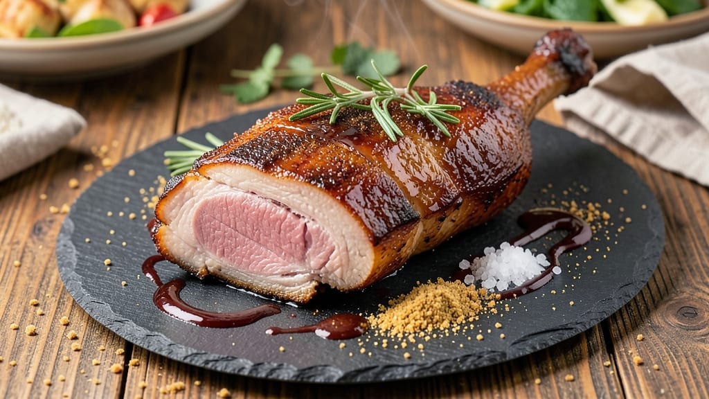 BBQ Pork Leg Recipe: Slow-Smoked Crispy Bark and Juicy Pink Hearts