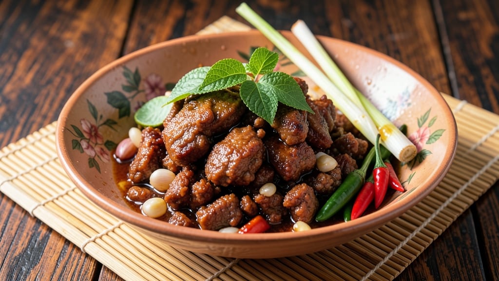 Authentic Thai Minced Pork Recipe: Fragrant Lemongrass and Kaffir Lime Magic