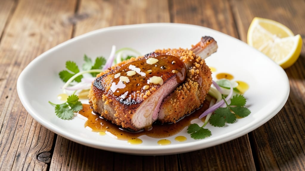 Breaded Pork Chop Sauce Recipe: Pan-Fried Crispy Bites with Rich Herb Gravy