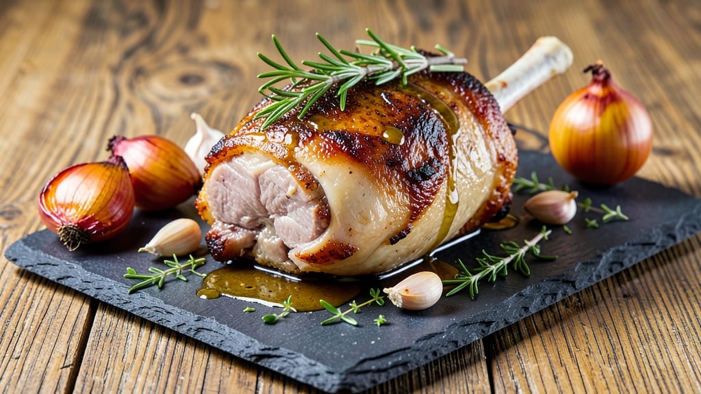 Bone-In Pork Leg Roast Recipe: Slow-Roasted Crispy Bark and Juicy Core