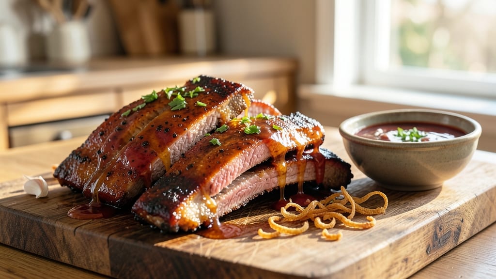 BBQ Pork Spare Ribs Sauce Recipe: Smoky-Sweet Glaze With Celery Crown Crunch