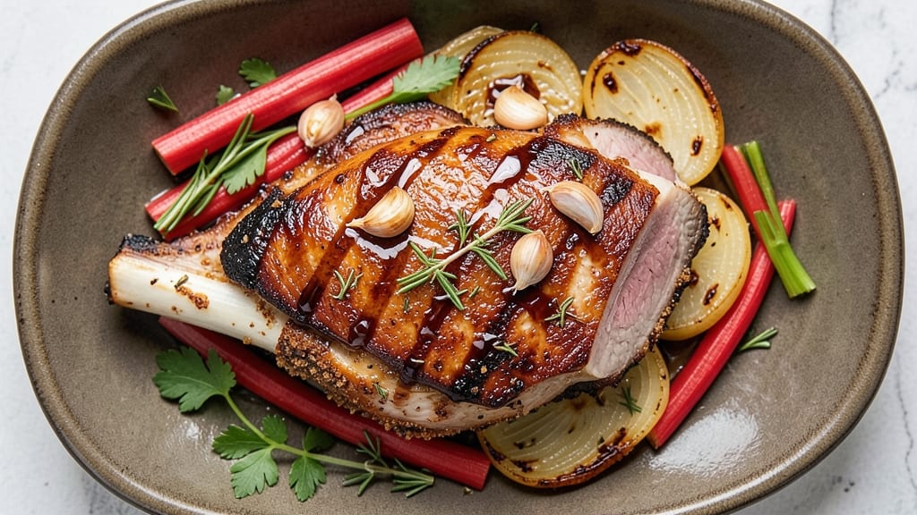 Bone-In Pork Shoulder Roast Instant Pot Recipe: Pressure-Cooked Tenderness With Crispy Celery Crown Topping