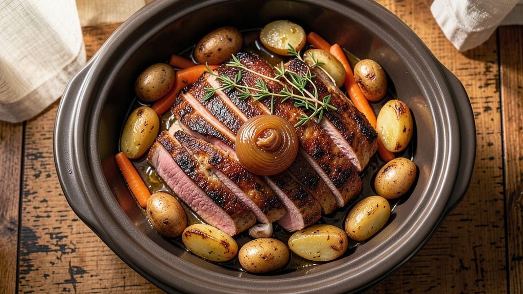 Pork Tenderloin Slow Cooker Recipe with Potatoes and Carrots: Slow-Cooked Dinner That Feeds a Crowd