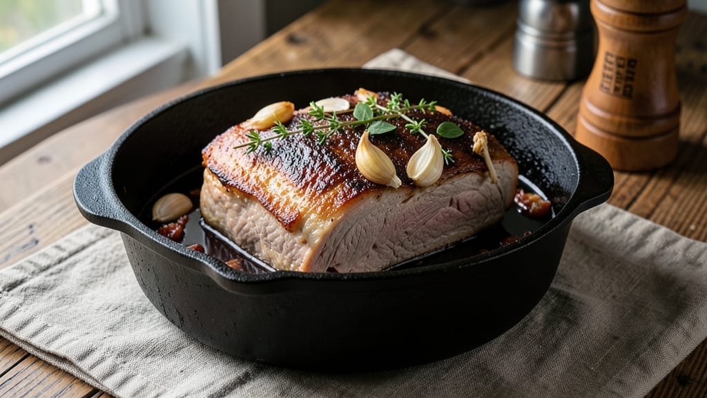 Boneless Pork Loin Roast Recipe: Dutch Oven Crispy Bark, Juicy Core